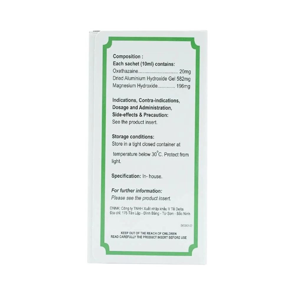Hình ảnh Hỗn dịch uống Onsmix Suspension Huons giảm acid dạ dày, chứng ợ nóng (20 gói x 10ml)