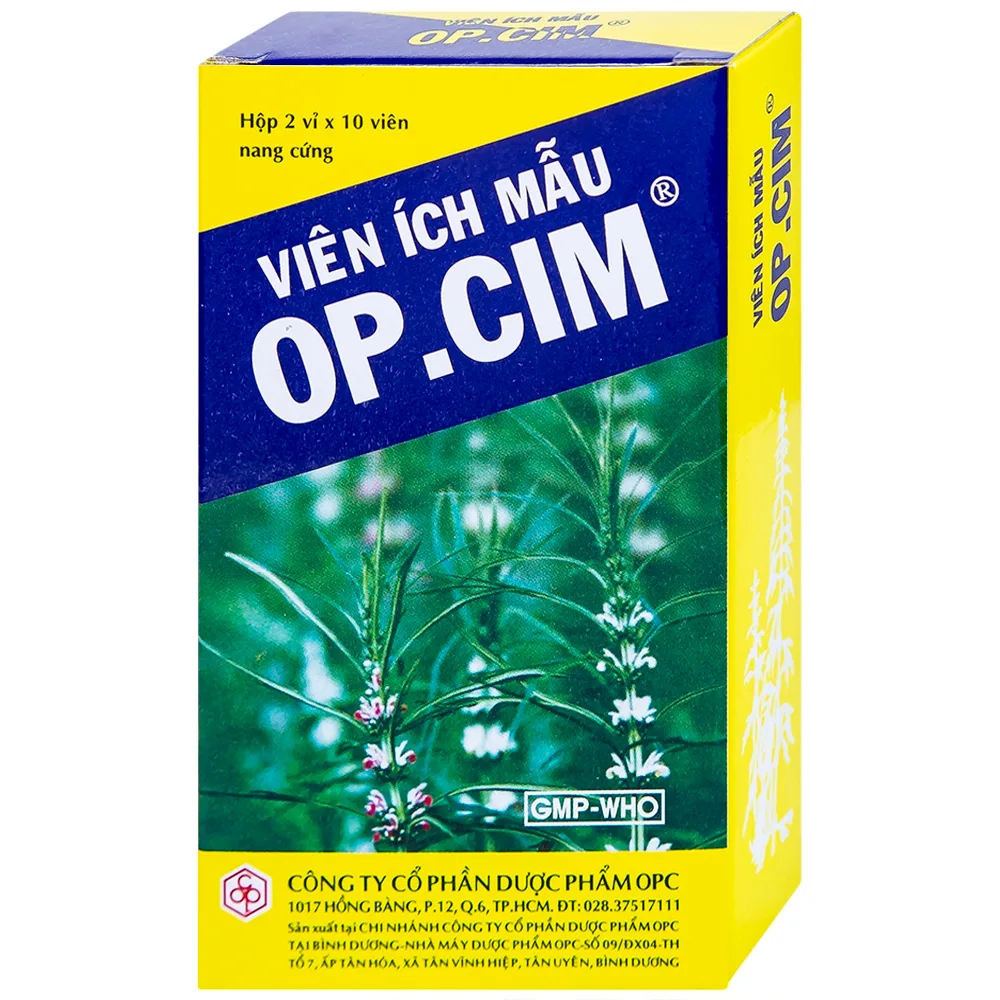 Hình ảnh Viên ích mẫu OP.CIM OPC điều hòa kinh nguyệt (2 vỉ x 10 viên)