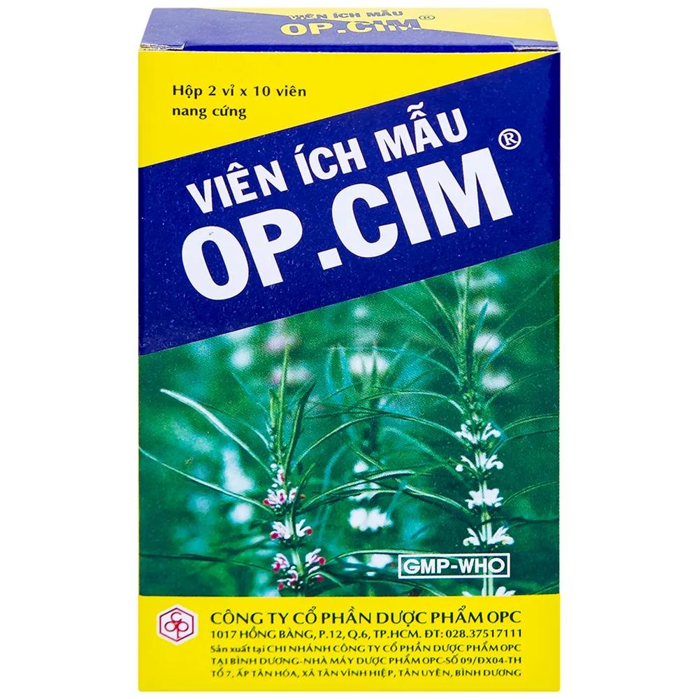Hình ảnh Viên ích mẫu OP.CIM OPC điều hòa kinh nguyệt (2 vỉ x 10 viên)