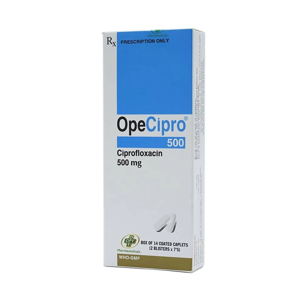 Hình ảnh Thuốc OpeCipro 500 OPV điều trị nhiều loại nhiễm khuẩn (2 vỉ x 7 viên)