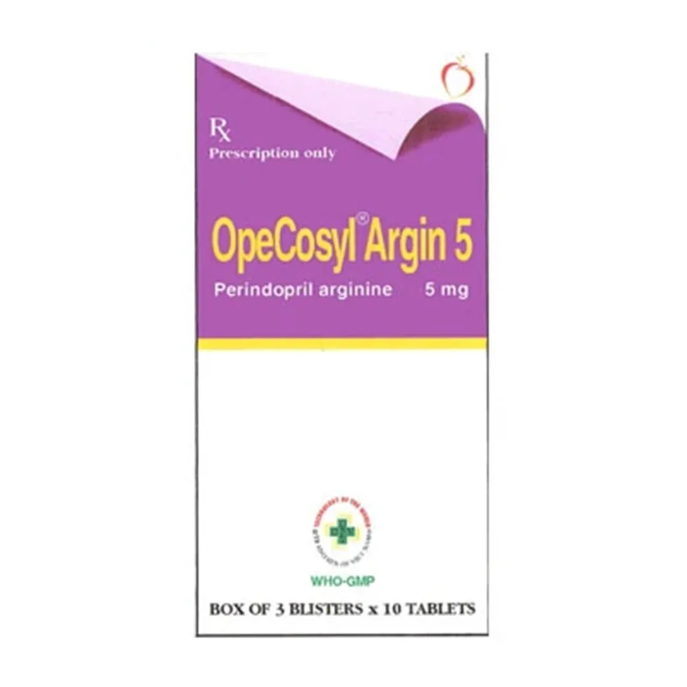 Hình ảnh Thuốc OpeCosyl Argin 5 OPV điều trị tăng huyết áp, suy tim sung huyết, bệnh động mạch vành ổn định