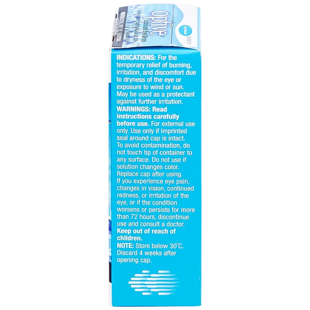 Hình ảnh Thuốc nhỏ mắt Optive Allergan giảm nóng, kích ứng và khó chịu do khô mắt (15ml)