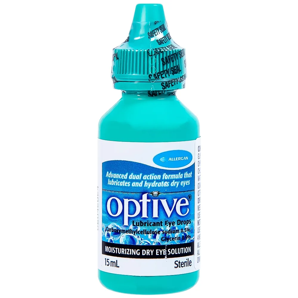 Hình ảnh Thuốc nhỏ mắt Optive Allergan giảm nóng, kích ứng và khó chịu do khô mắt (15ml)