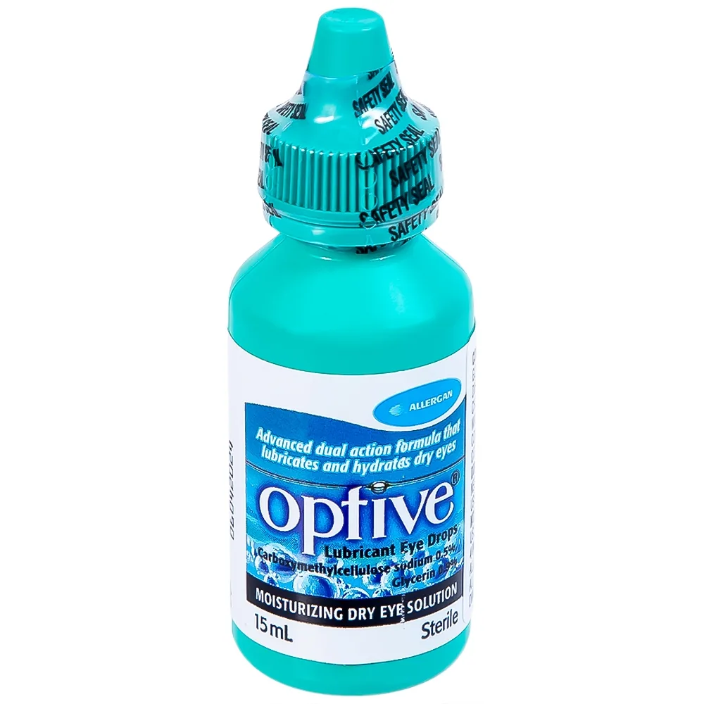 Hình ảnh Thuốc nhỏ mắt Optive Allergan giảm nóng, kích ứng và khó chịu do khô mắt (15ml)