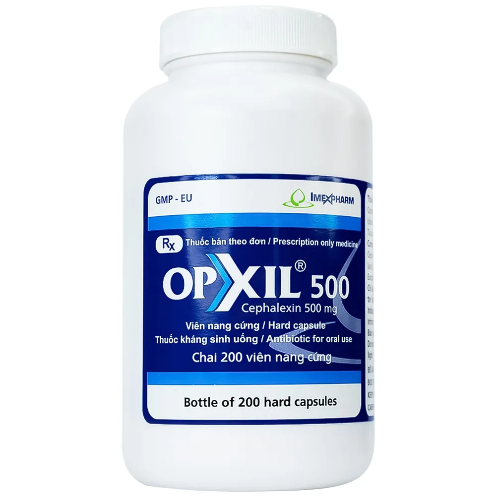 Hình ảnh Thuốc OPXIL 500 Imexpharm điều trị các tình trạng nhiễm khuẩn do các vi khuẩn nhạy cảm (200 viên)