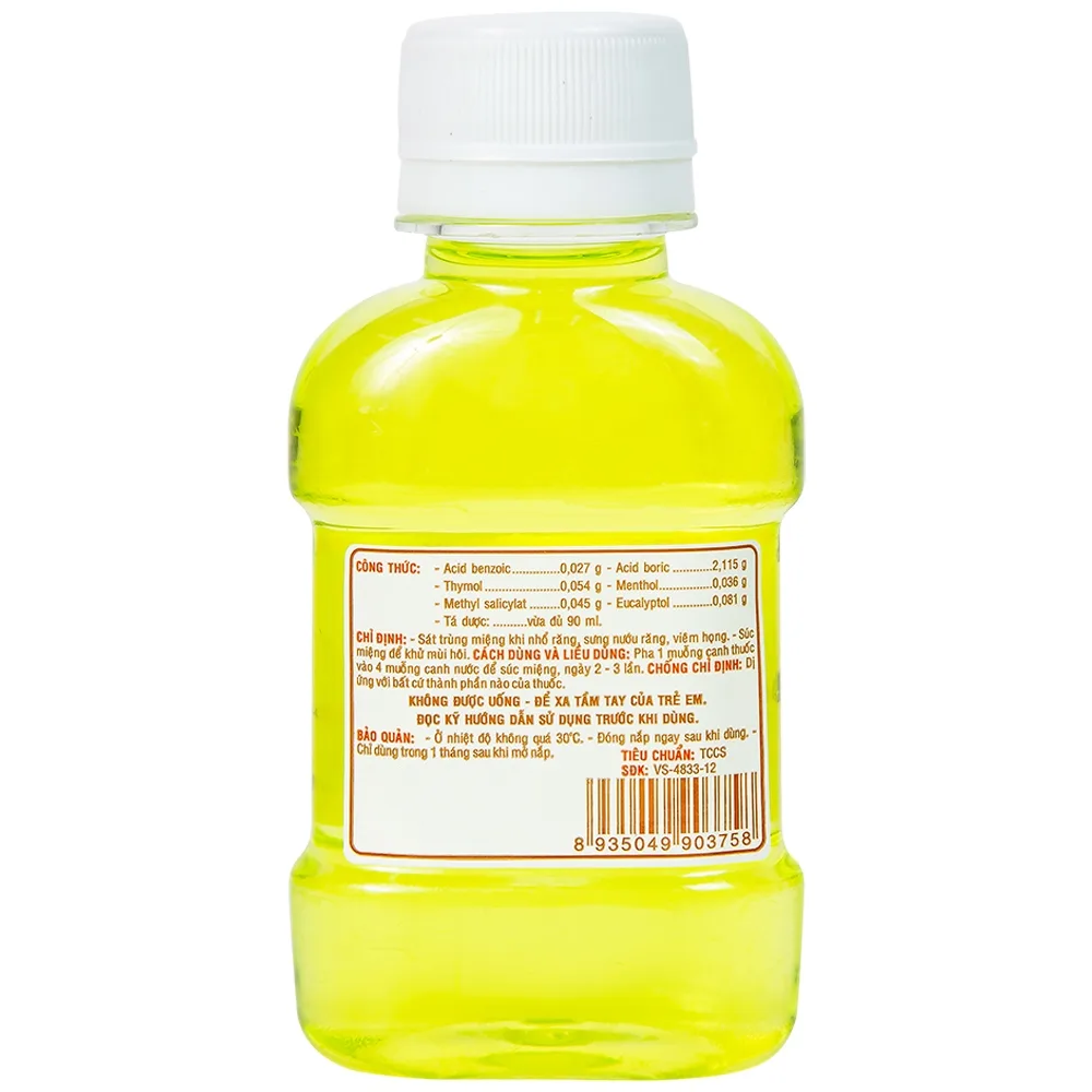 Hình ảnh Dung dịch súc miệng Orafar Pharmedic sát trùng miệng khi nhổ răng, sưng nướu răng, viêm họng (90ml)