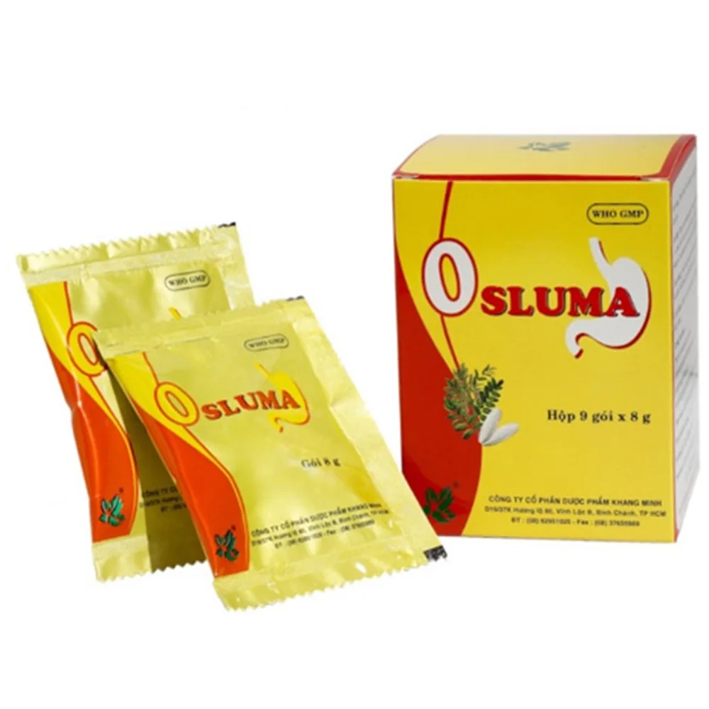 Hình ảnh Thuốc Osluma Khang Minh giúp hoạt huyết, khử ứ, giảm acid dạ dày (9 gói x 8g)