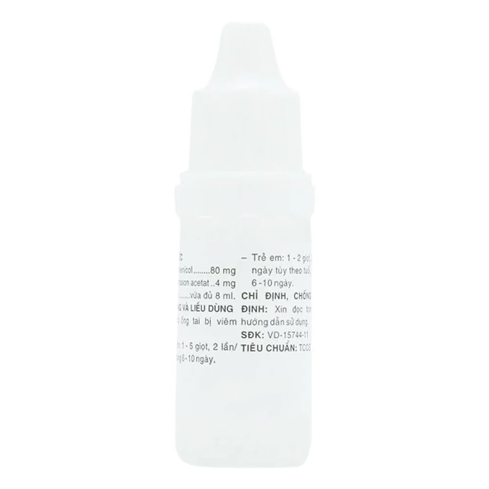 Hình ảnh Thuốc nhỏ tai Otifar Pharmedic điều trị nhiễm khuẩn do viêm tai ngoài, viêm tai giữa cấp xung huyết (8ml)