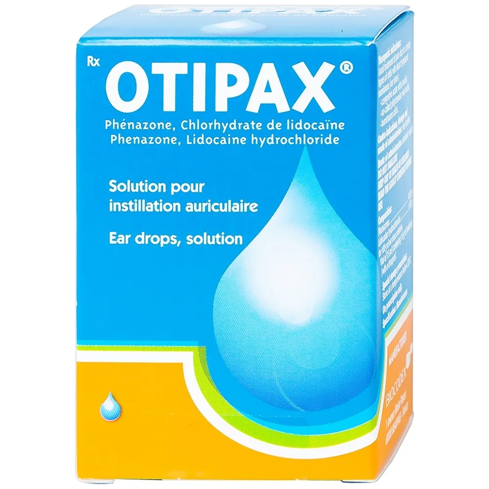 Hình ảnh Thuốc nhỏ tai Otipax Biocodex điều trị đau do viêm tai (15ml)