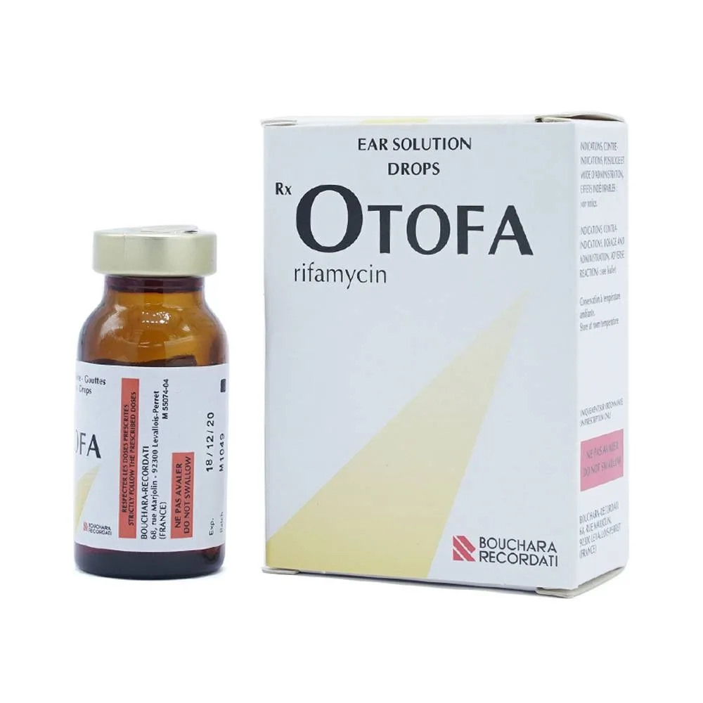Hình ảnh Thuốc nhỏ tai Otofa Bouchara điều trị các dạng chảy mũ tai, viêm tai mạn tính (10ml)