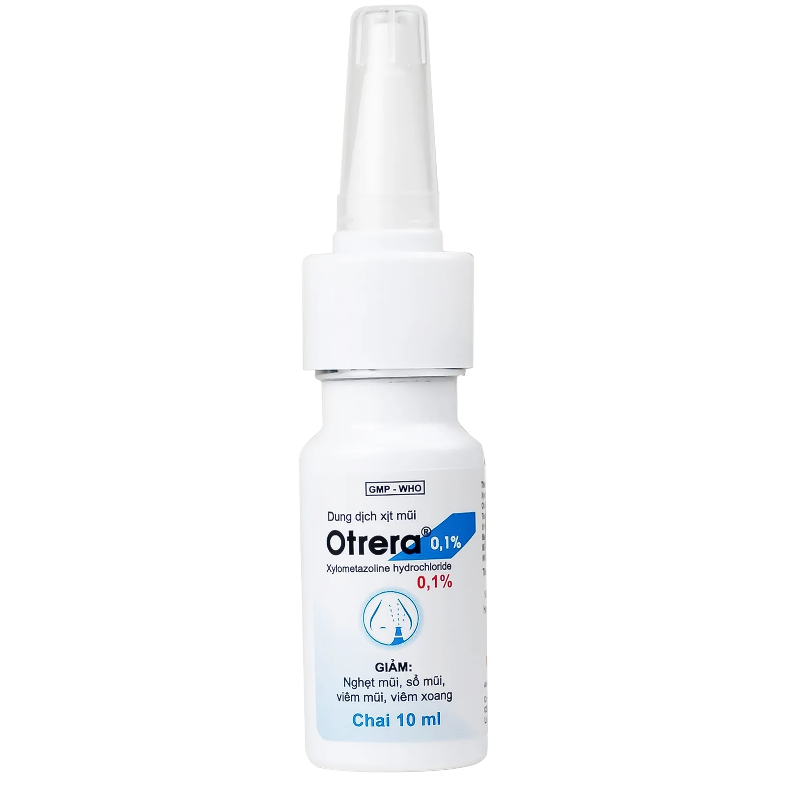 Hình ảnh Dung dịch xịt mũi Otrera 0.1% An Thiên giảm nghẹt mũi và sung huyết mũi (10ml)