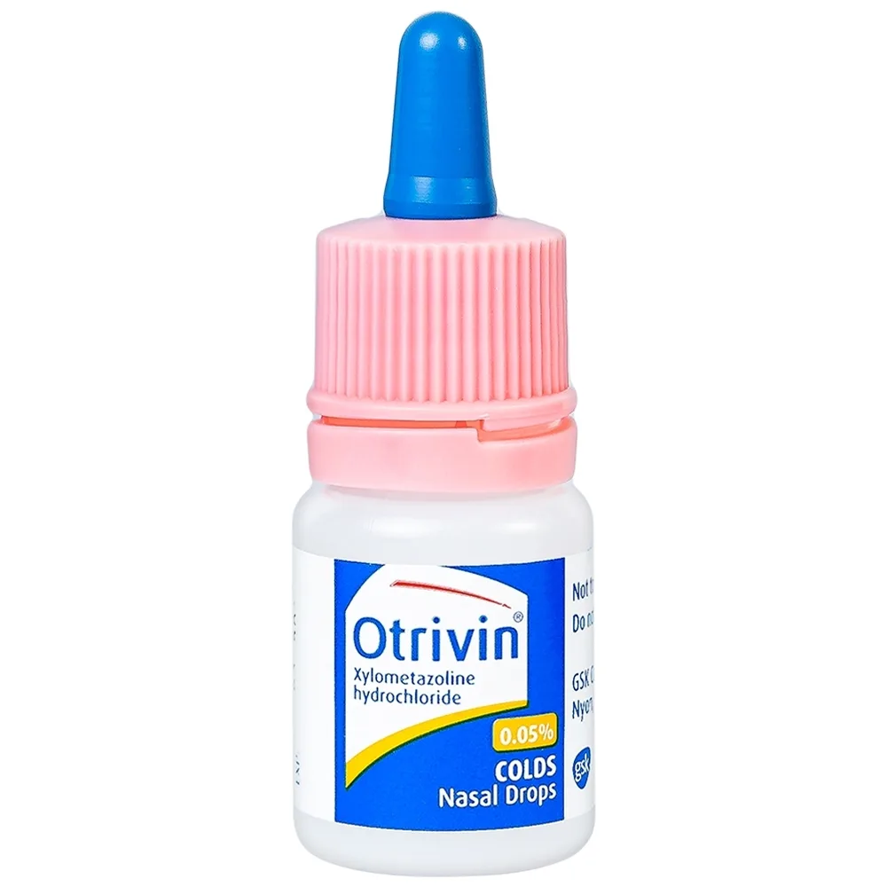 Hình ảnh Thuốc nhỏ mũi Otrivin 0.05% GSK điều trị nghẹt mũi, sung huyết mũi họng (10ml)