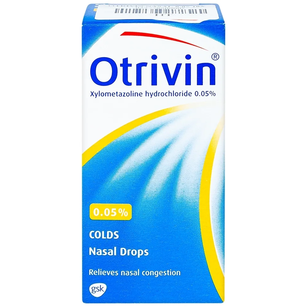 Hình ảnh Thuốc nhỏ mũi Otrivin 0.05% GSK điều trị nghẹt mũi, sung huyết mũi họng (10ml)
