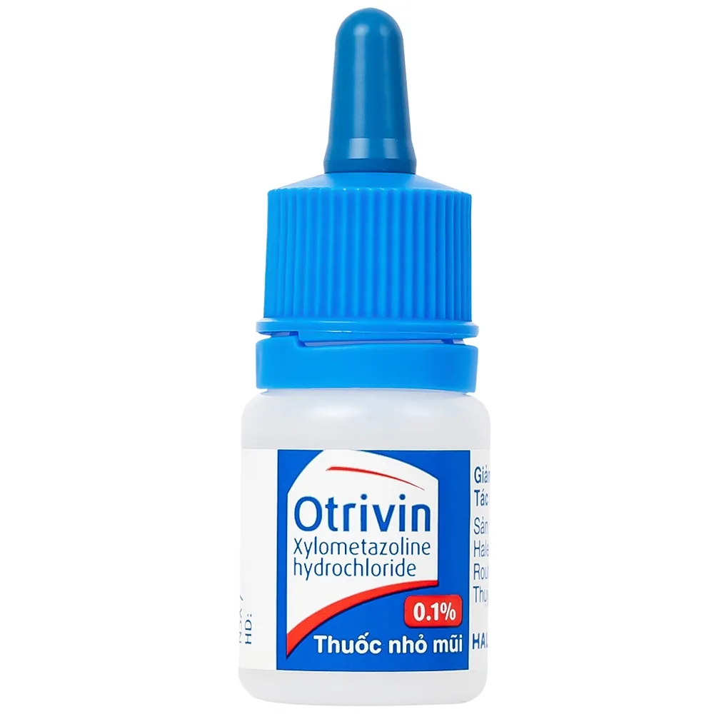 Hình ảnh Thuốc nhỏ mũi Otrivin 0.1% GSK điều trị nghẹt mũi, sung huyết mũi họng (10ml)