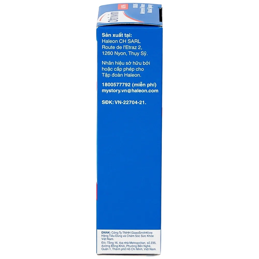 Hình ảnh Thuốc xịt mũi Otrivin 0.1% GSK điều trị nghẹt mũi, sung huyết mũi (10ml) 