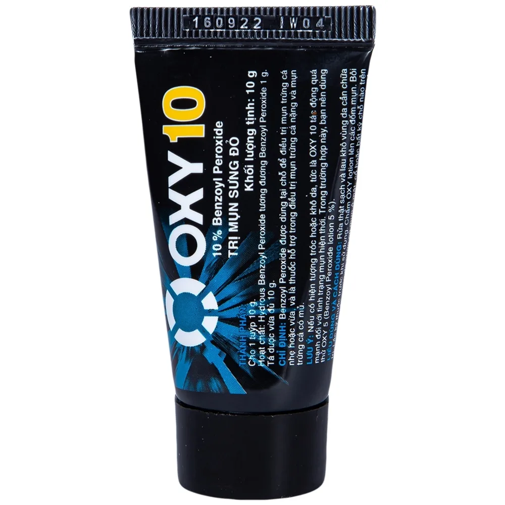 Hình ảnh Lotion bôi da Oxy10 Rohto điều trị mụn bọc và mụn sưng đỏ (10g)