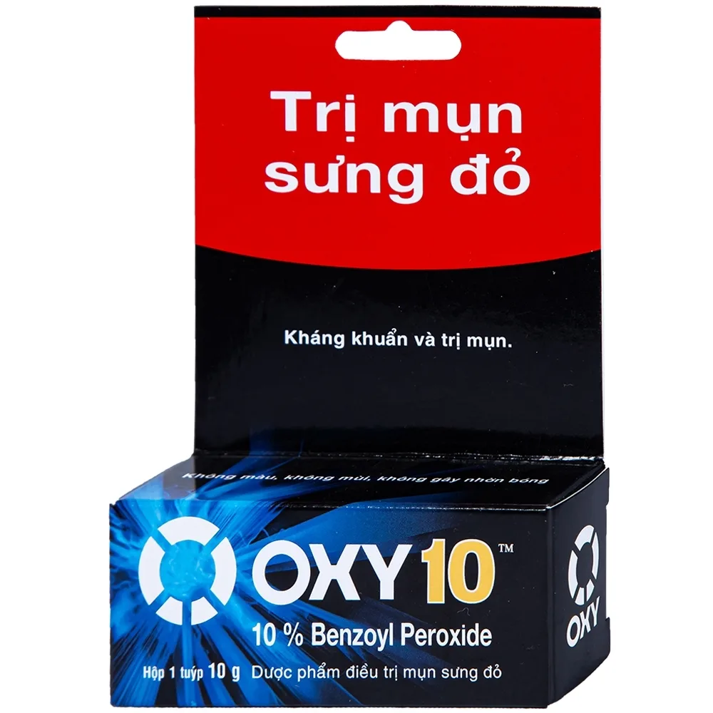 Hình ảnh Lotion bôi da Oxy10 Rohto điều trị mụn bọc và mụn sưng đỏ (10g)