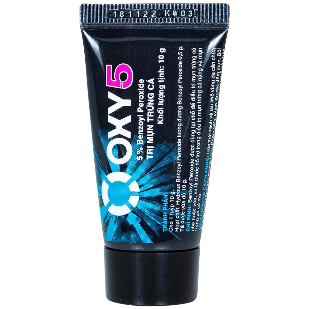 Hình ảnh Lotion bôi da Oxy5 Rohto điều trị mụn bọc và mụn trứng cá (10g)