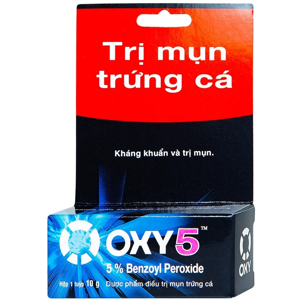 Hình ảnh Lotion bôi da Oxy5 Rohto điều trị mụn bọc và mụn trứng cá (10g)