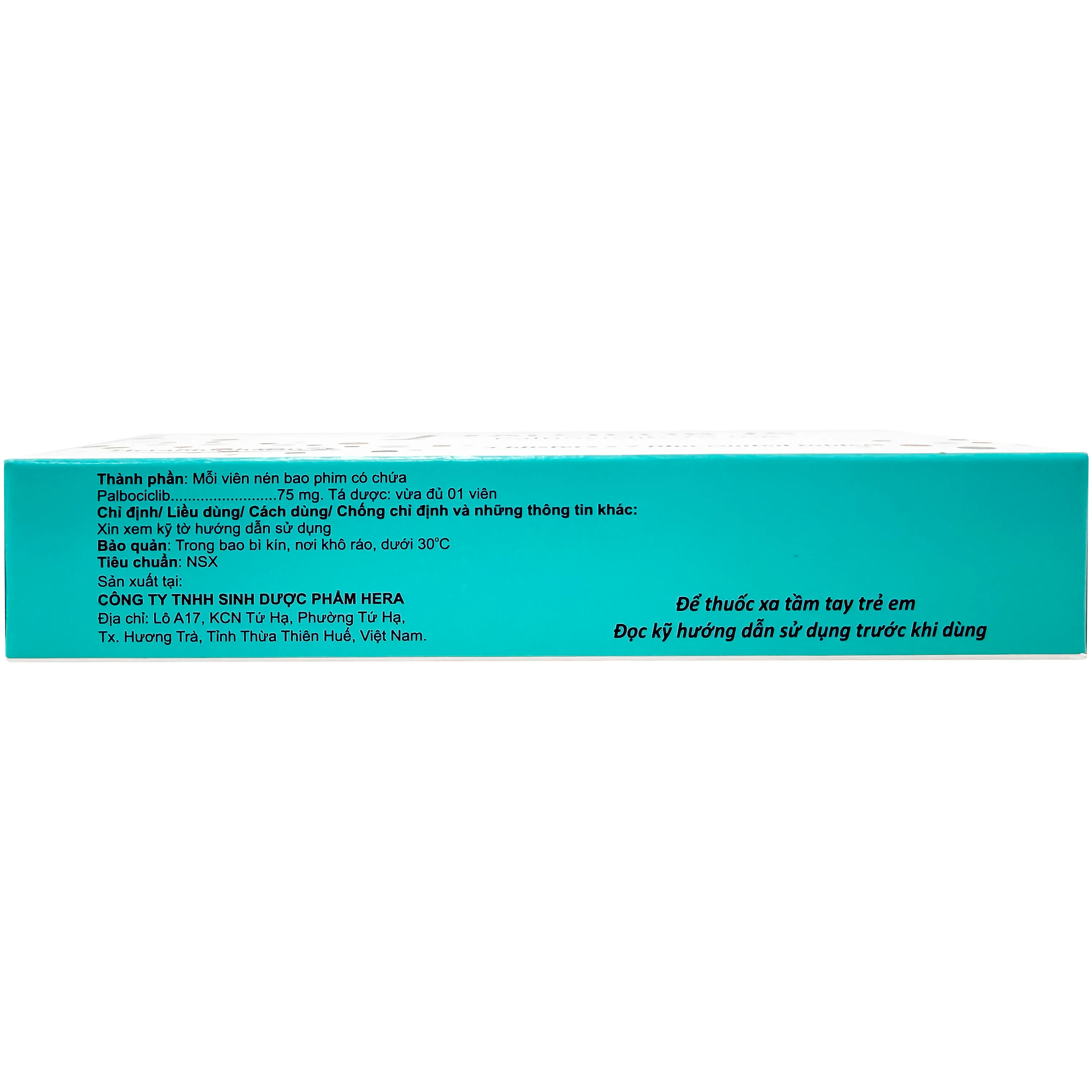 Hình ảnh Thuốc Palciclib cap 75mg điều trị ung thư vú (3 vỉ x 7 viên)