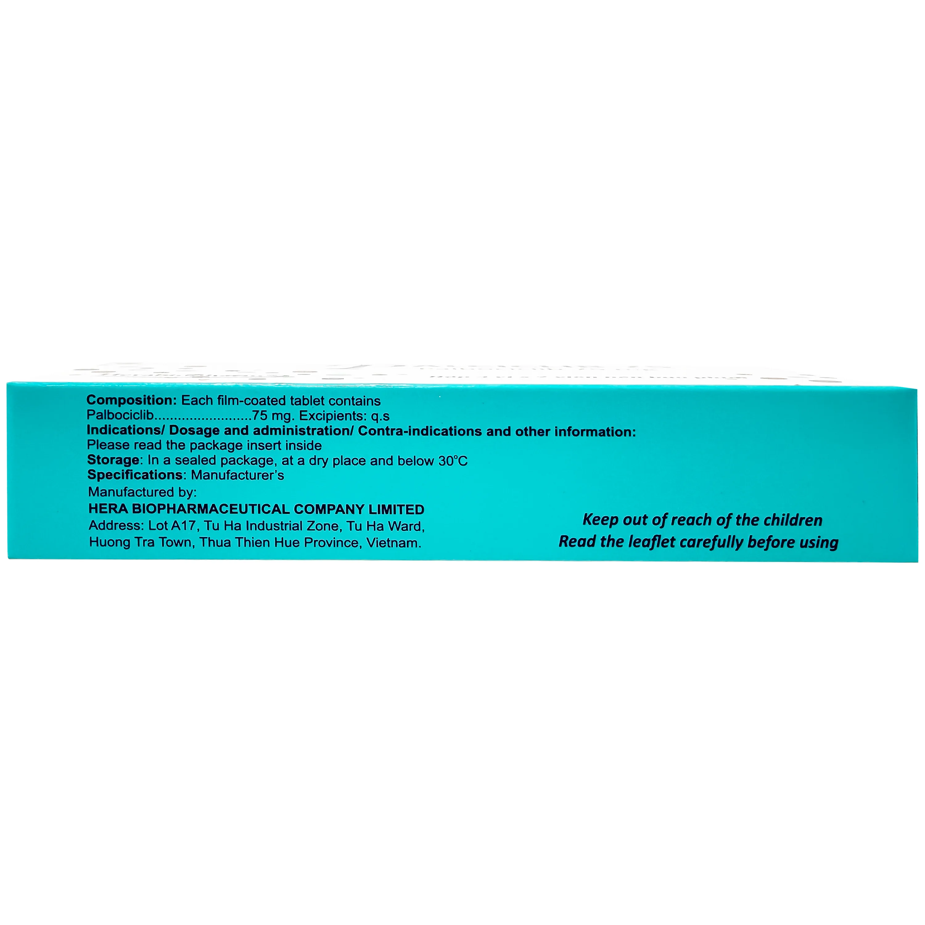 Hình ảnh Thuốc Palciclib cap 75mg điều trị ung thư vú (3 vỉ x 7 viên)