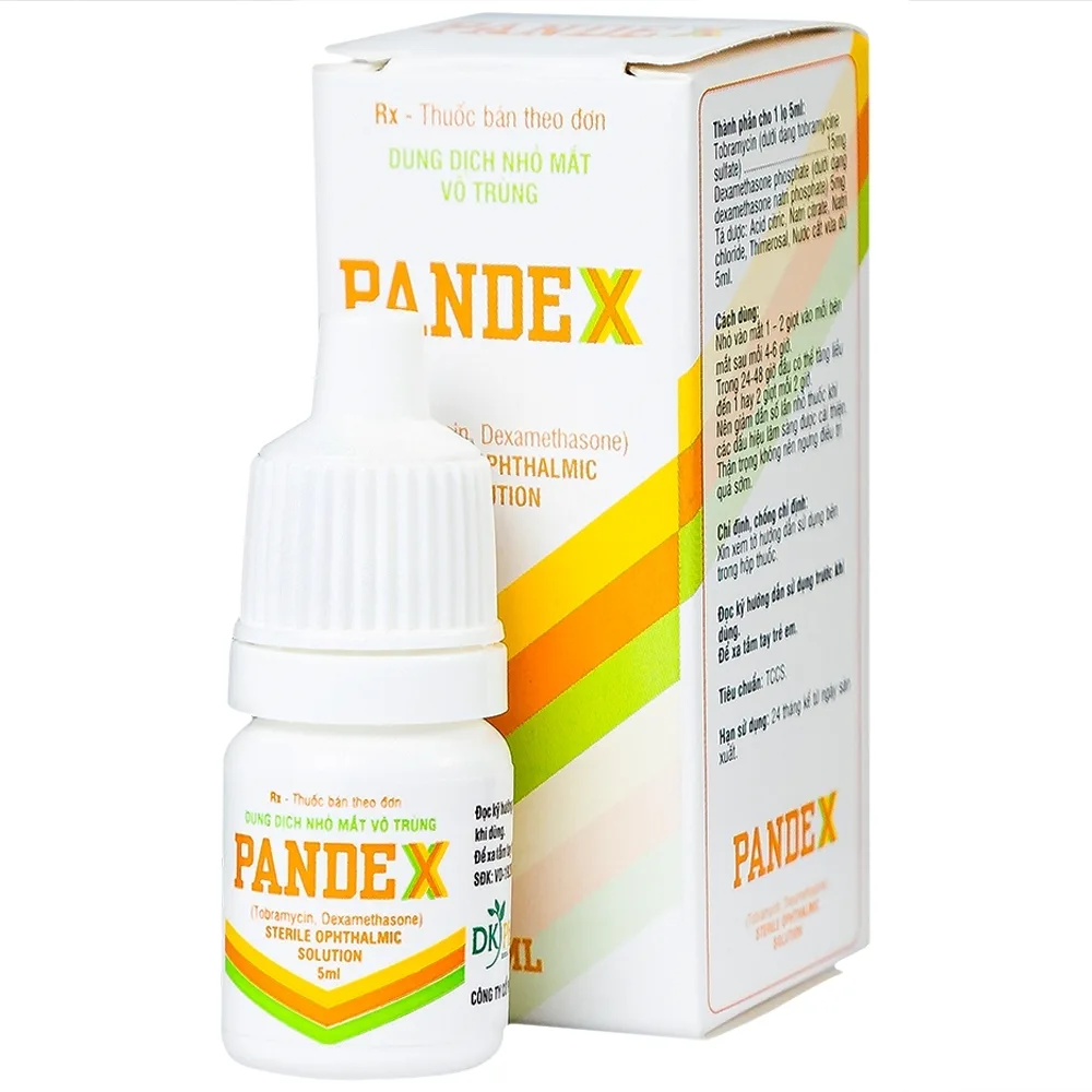 Hình ảnh Thuốc nhỏ mắt Pandex DK Pharma điều trị viêm mắt (5ml)