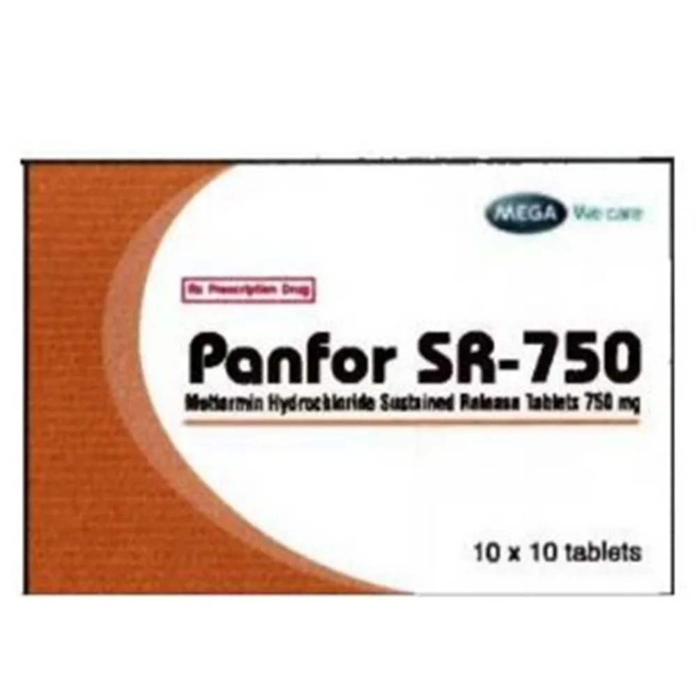 Hình ảnh Thuốc Panfor SR-750 MEGA kiểm soát đường huyết tiểu đường típ 2 (100 viên)