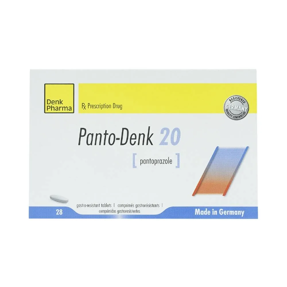 Hình ảnh Viên nén Panto-Denk 20 điều trị bệnh trào ngược nhẹ (2 vỉ x 14 viên)