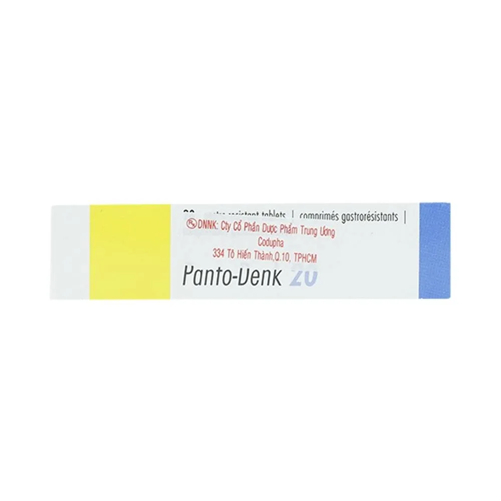 Hình ảnh Viên nén Panto-Denk 20 điều trị bệnh trào ngược nhẹ (2 vỉ x 14 viên)
