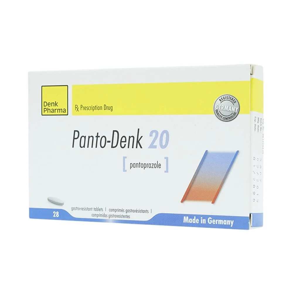 Hình ảnh Viên nén Panto-Denk 20 điều trị bệnh trào ngược nhẹ (2 vỉ x 14 viên)