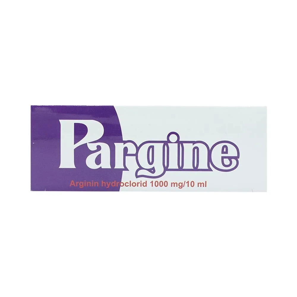 Hình ảnh Dung dịch uống Pargine 1000mg/10ml CPC1 Hà Nội điều trị tăng amoniac máu (4 vỉ x 5 ống x 10ml)