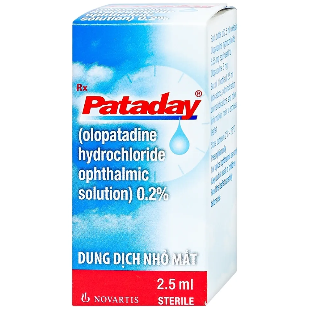 Hình ảnh Thuốc nhỏ mắt Pataday 0,2% Alcon phòng ngừa và điều trị bệnh viêm kết mạc dị ứng (2,5ml)