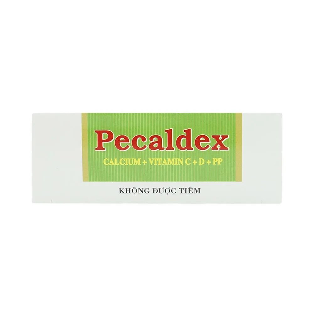 Hình ảnh Dung dịch uống Pecaldex Nadyphar bổ sung canxi cho trẻ em chậm lớn (18 ống)