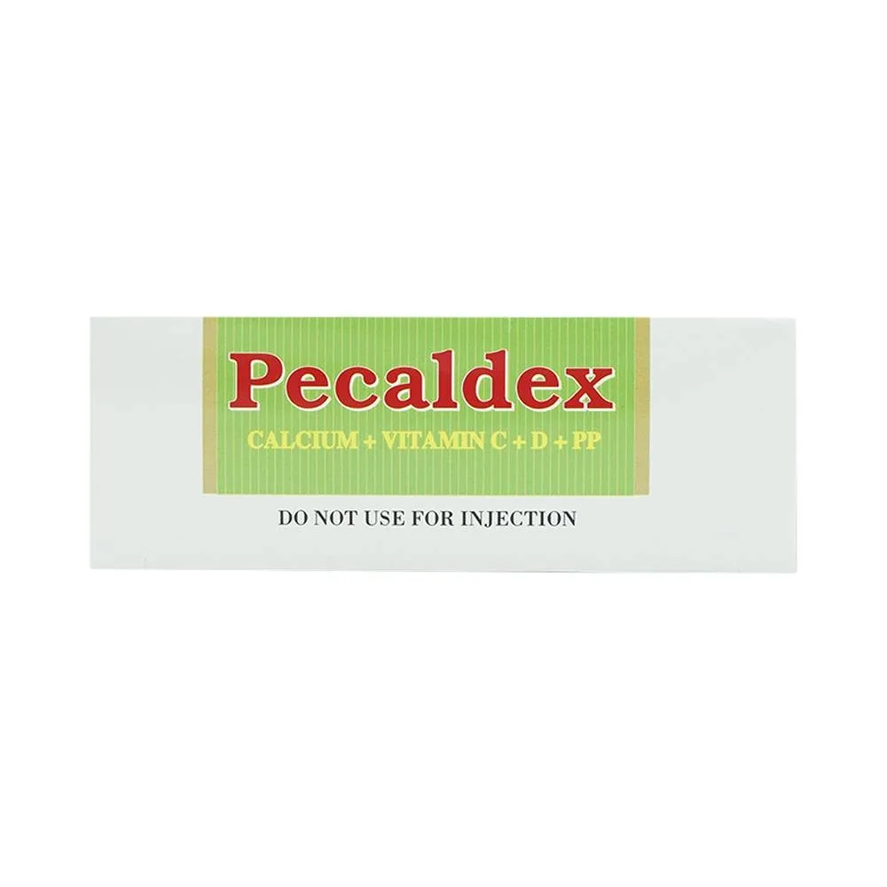 Hình ảnh Dung dịch uống Pecaldex Nadyphar bổ sung canxi cho trẻ em chậm lớn (18 ống)