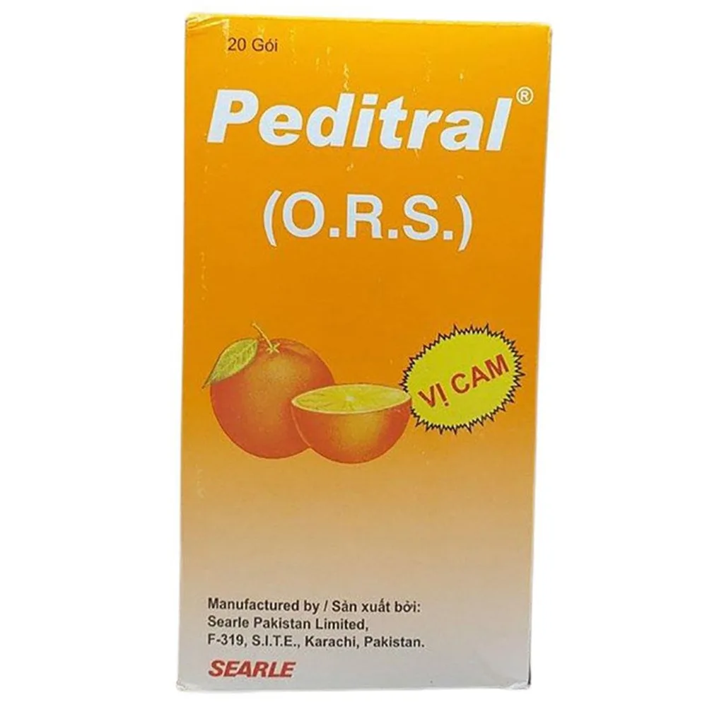 Hình ảnh Thuốc Peditral (O.R.S.) Searle điều trị chứng mất nước, chất điện giải (20 gói)