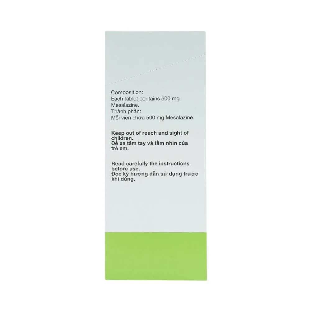 Hình ảnh Viên nén Pentasa 500mg Ferring điều trị viêm loét đại tràng, bệnh Crohn (10 vỉ x 10 viên)
