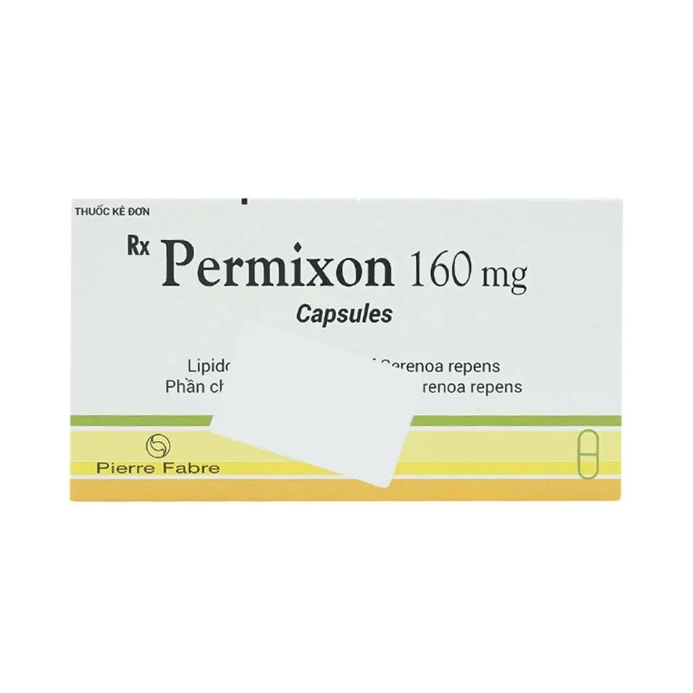 Hình ảnh Thuốc Permixon 160mg Piere Fabre điều trị phì đại lành tính của tuyến tiền liệt (4 vỉ x 15 viên)
