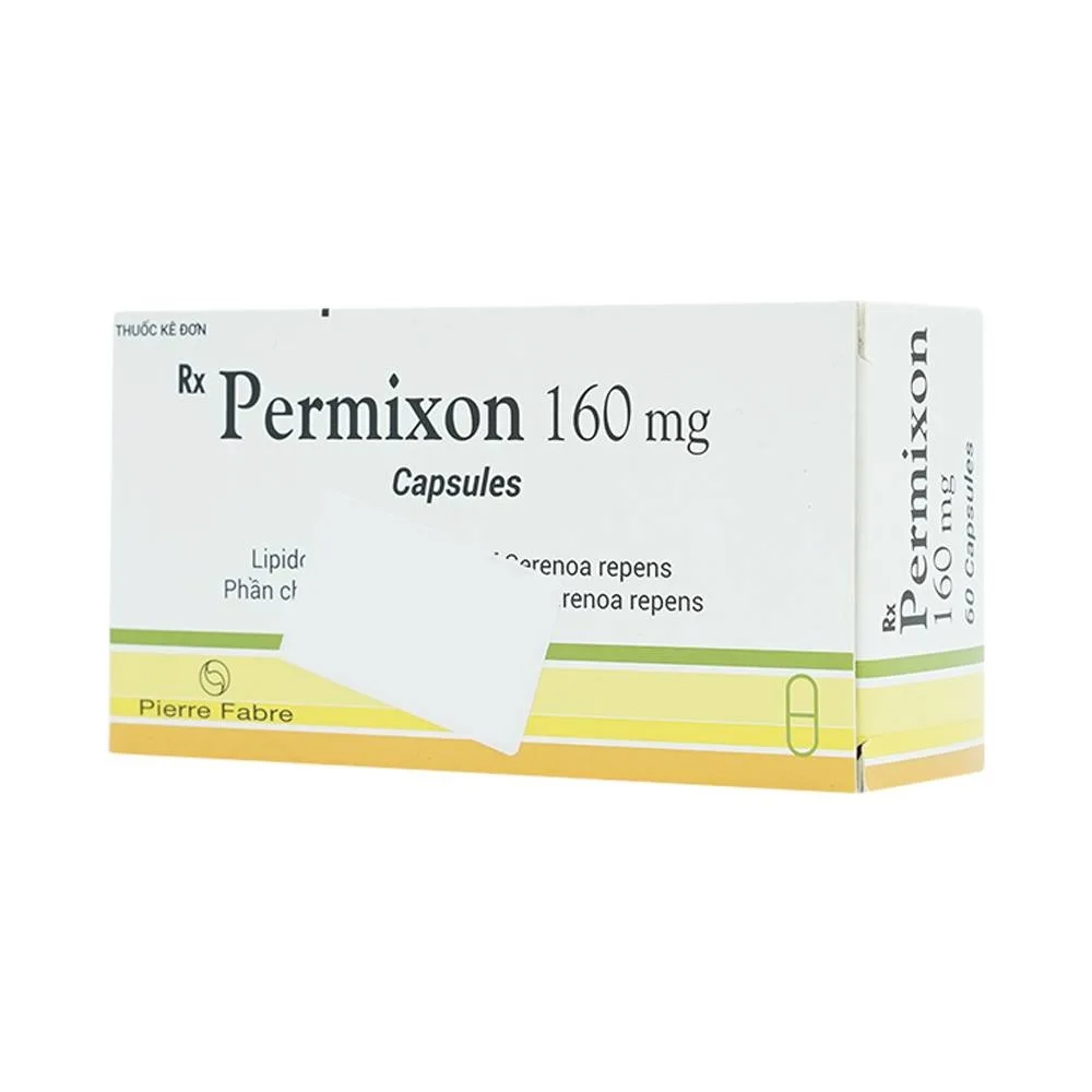 Hình ảnh Thuốc Permixon 160mg Piere Fabre điều trị phì đại lành tính của tuyến tiền liệt (4 vỉ x 15 viên)