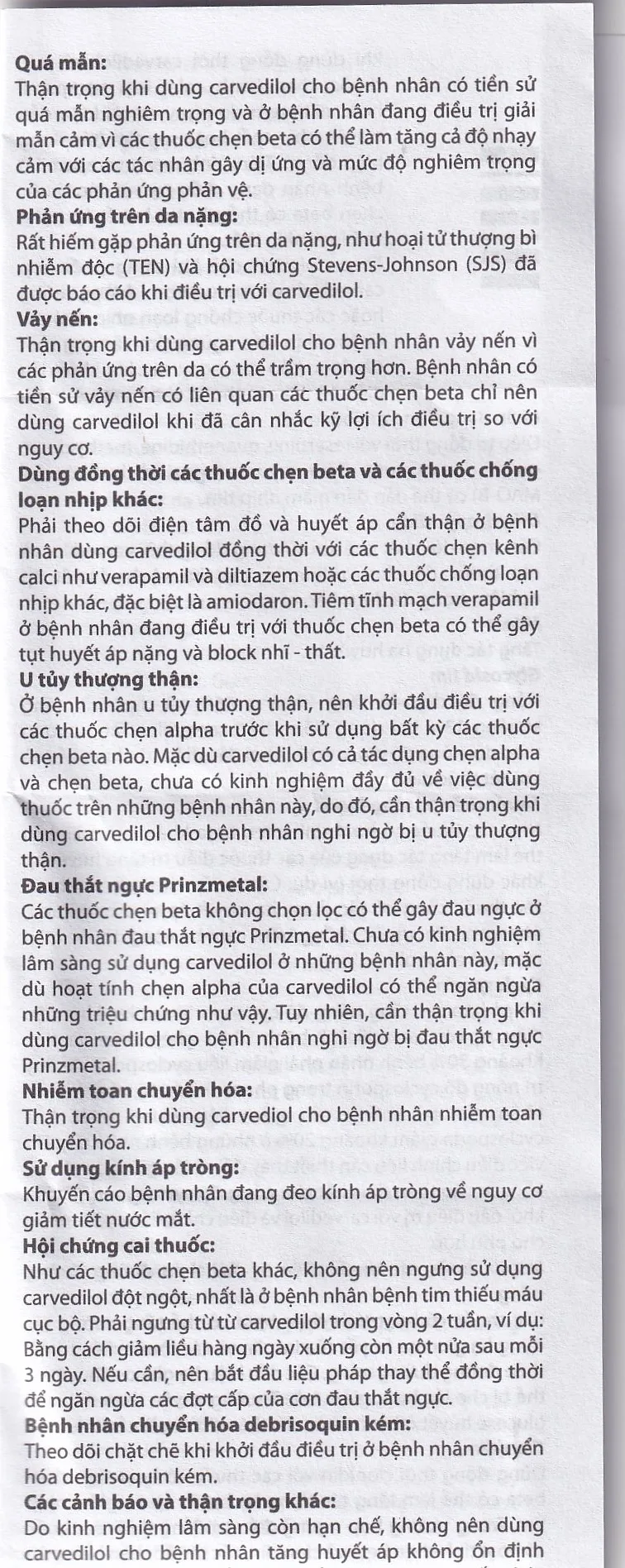 Hình ảnh Viên nén Peruzi-6,25 DaViPharm chống tăng huyết áp, chống đau thắt ngực (3 vỉ x 10 viên)