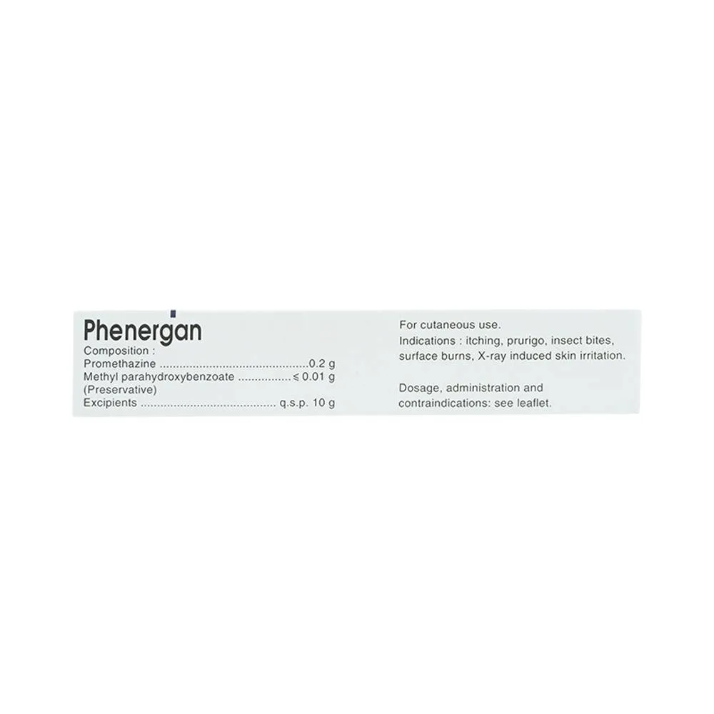 Hình ảnh Kem bôi da Phenergan Sanofi điều trị ngứa, ngứa sẩn, côn trùng đốt (10g)