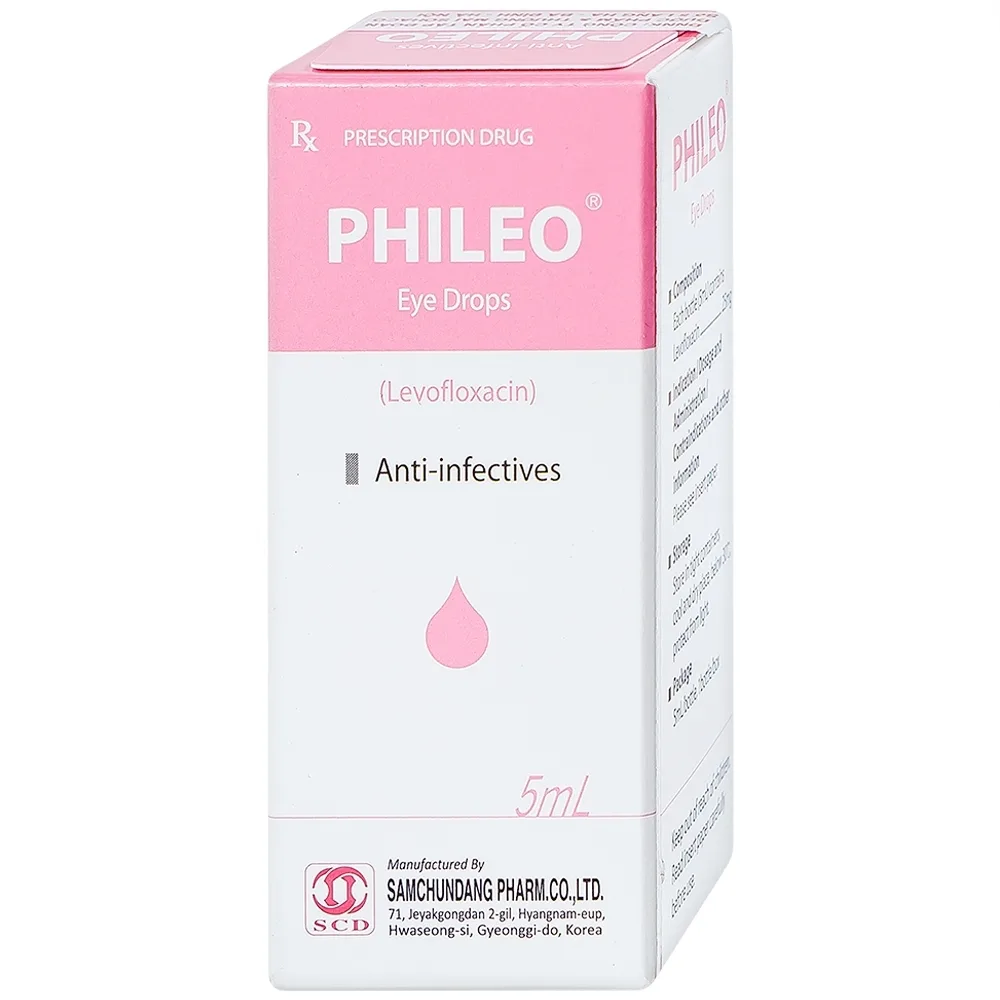 Hình ảnh Thuốc nhỏ mắt Phileo SamChunDang điều trị viêm mí mắt, viêm bờ mi (5ml)