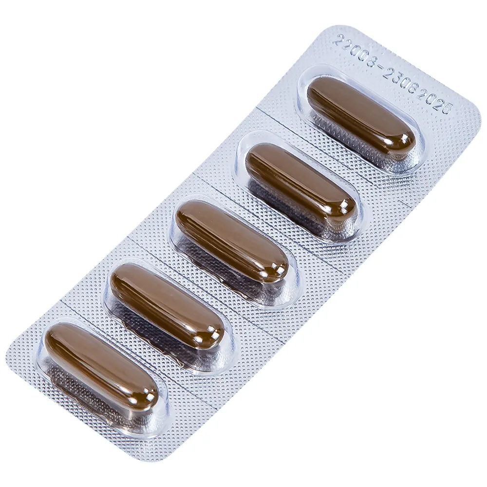 Hình ảnh Viên nang mềm Philiver Phil Inter Pharma điều trị bệnh gan mạn tính, gan nhiễm mỡ (12 vỉ x 5 viên)
