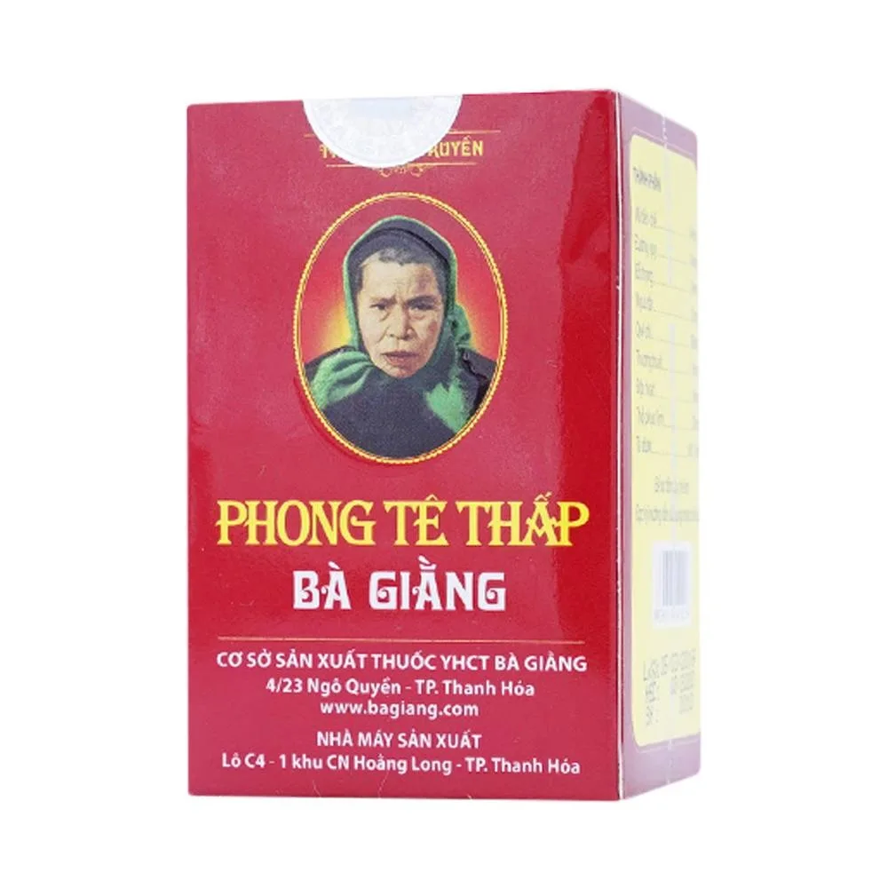 Hình ảnh Thuốc Phong Tê Thấp Bà Giằng điều trị viêm, đau xương khớp (250 viên)