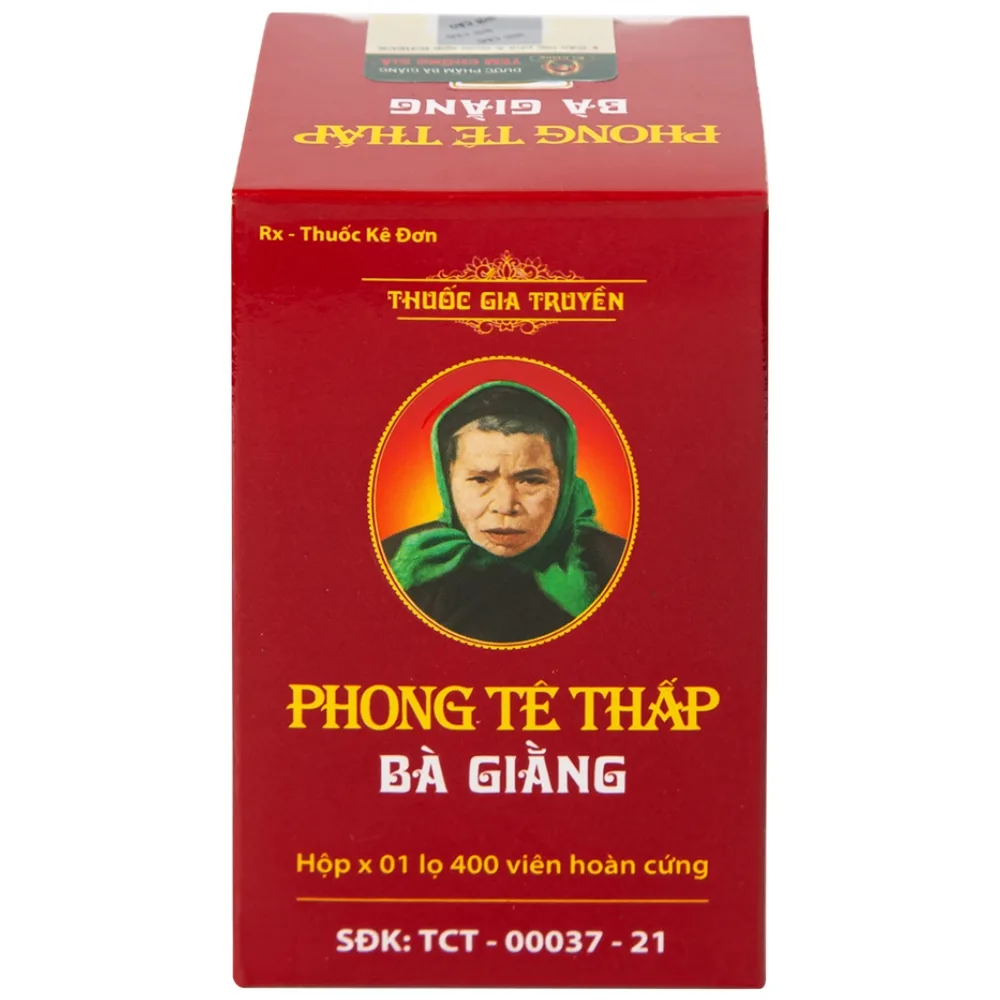 Hình ảnh Thuốc Phong Tê Thấp Bà Giằng điều trị đau vai gáy, đau thần kinh tọa (400 viên)