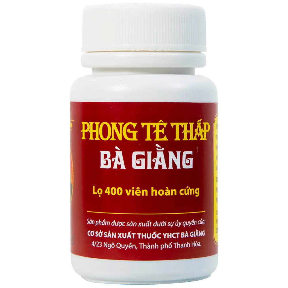Hình ảnh Thuốc Phong Tê Thấp Bà Giằng điều trị đau vai gáy, đau thần kinh tọa (400 viên)
