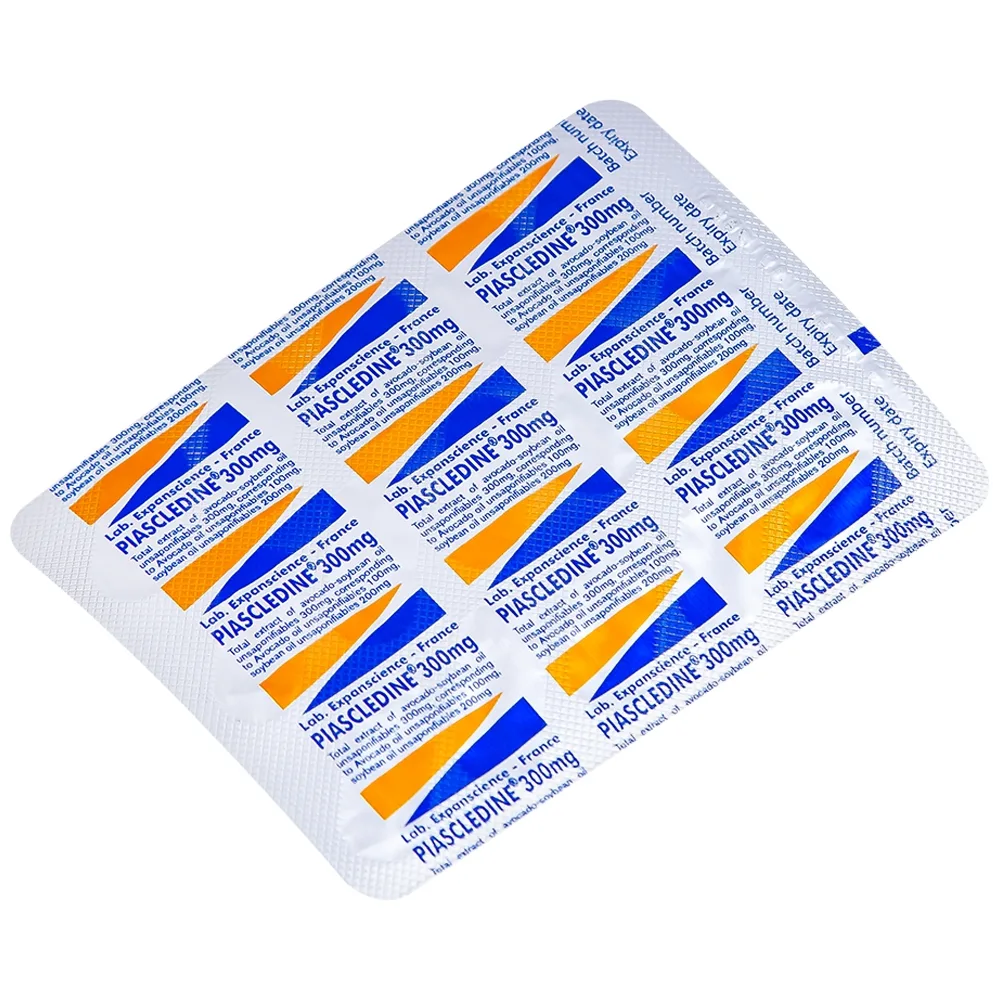 Hình ảnh Viên nang cứng Piascledine 300 Hyphens điều trị viêm xương khớp hông và khớp gối (1 vỉ x 15 viên) 
