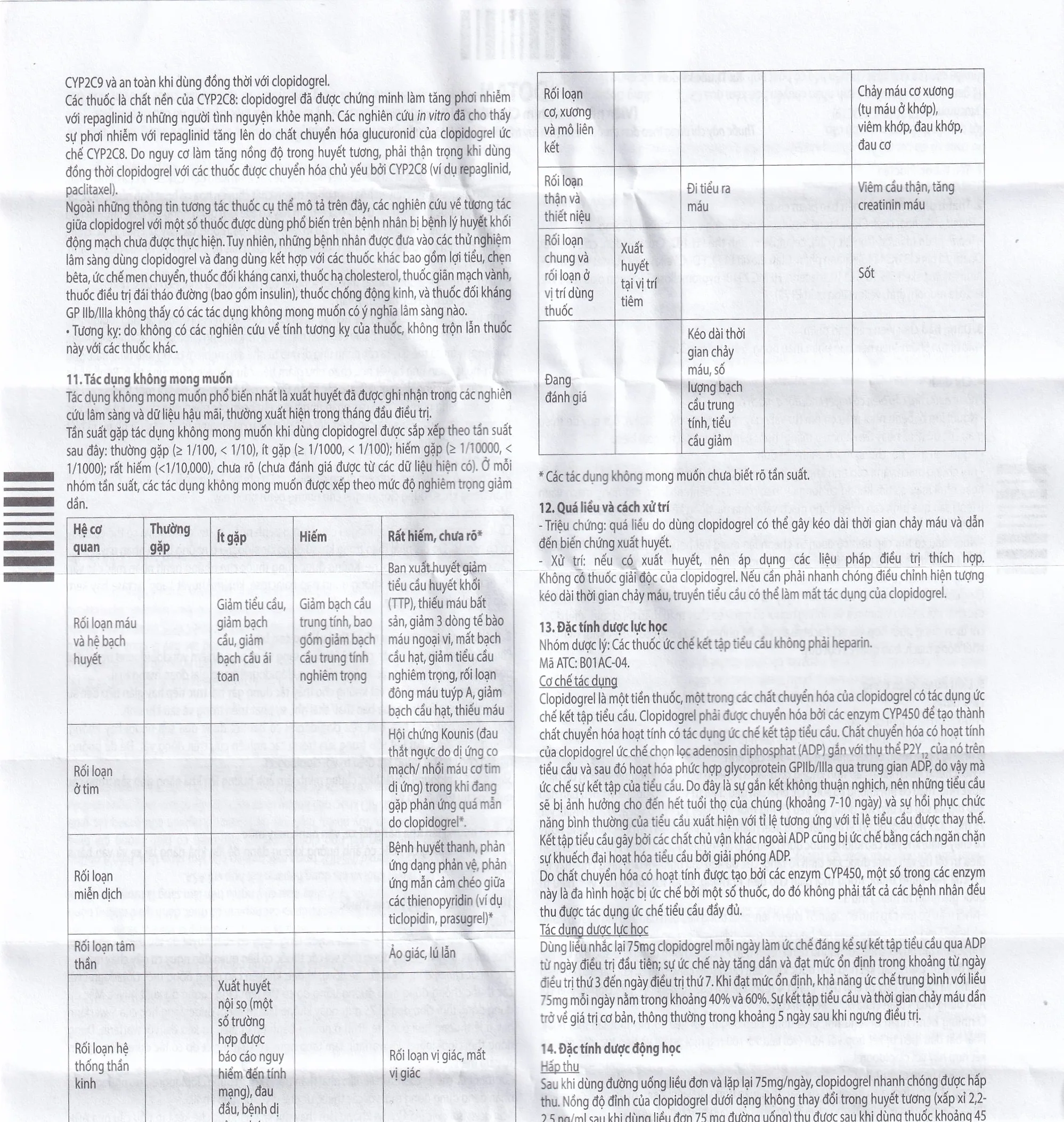 Hình ảnh Thuốc Pidotan 75mg One Pharma phòng ngừa huyết khối động mạch và rung nhĩ (4 vỉ x 7 viên)