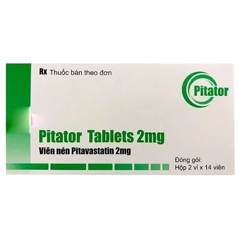 Hình ảnh Thuốc Pitator 2mg Orient điều trị tăng cholesterol trong máu (2 vỉ x 14 viên)