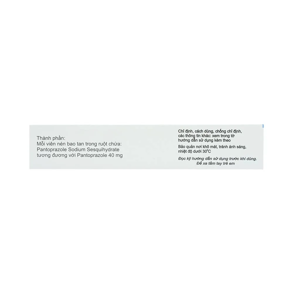 Hình ảnh Viên nén Platra 40mg Acme Formulation điều trị bệnh trào ngược dạ dày thực quản (3 vỉ x 10 viên)