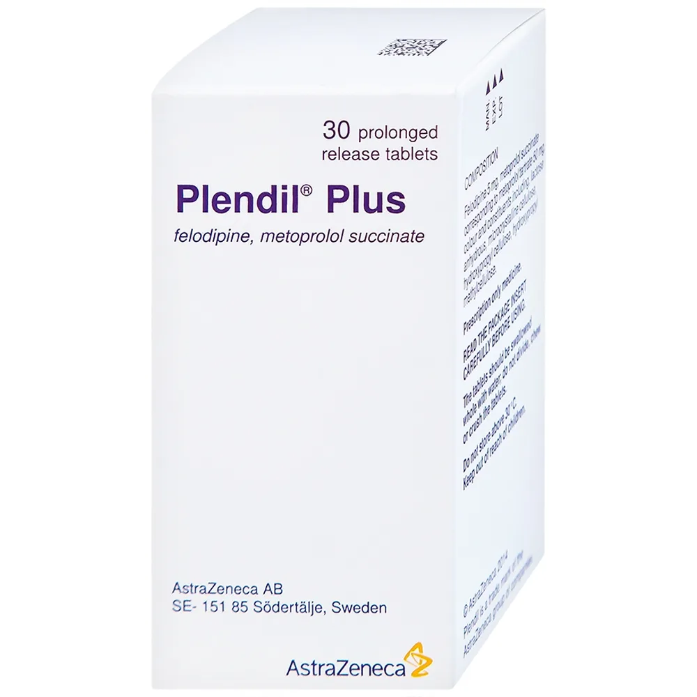 Hình ảnh Viên nén Plendil Plus AstraZeneca điều trị tăng huyết áp (30 viên)